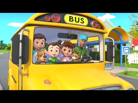 Wheels on the Bus | Car Wash Song | Nursery Rhymes & Kids Songs