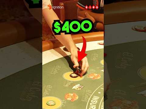 Is this a double in blackjack? #Blackjack #Vegas