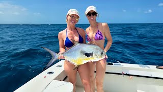 Girls Wreck Fishing Day - got Sarita on her FIRST Permit!!