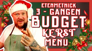 3 GANGEN BUDGET KERST MENU! | EtenmetNick | How to
