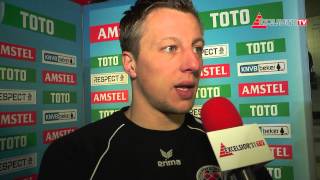 Screenshot van video Reactie Remko Pasveer, Excelsior'31 - Heracles Almelo (2-5) (KNVB-Beker)