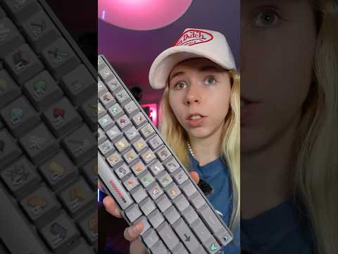 ich habe mir die Minecraft Tastatur gekauft 😂