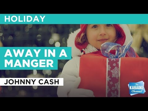 Away In A Manger in the Style of “Johnny Cash” with lyrics (no lead vocal)