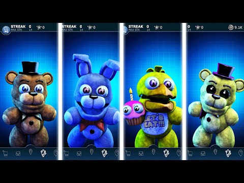 Plush Unwithereds Animatronics FNAF AR Workshop Animations