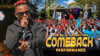 COMEBACK (UNIKUMBUKE) - Hopekid ft. Khaligraph Jones Live at Heeran Girls