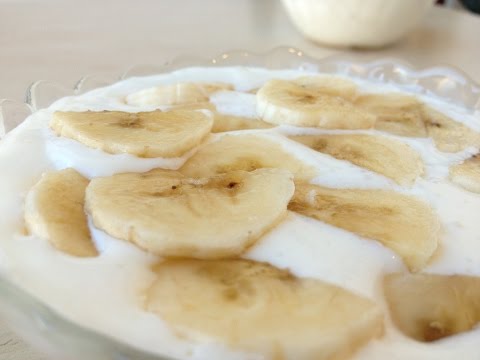 Желе из сметаны (очень нежный и вкусный десерт) banana jelly dessert