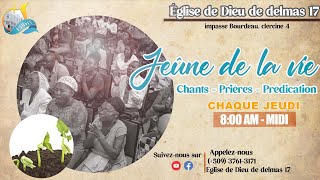 EN DIRECT | Jeûne de la Vie | Église de Dieu Delmas 17 | Jeudi 31 Juillet 2025