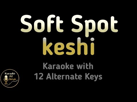 keshi  – Soft Spot Karaoke Instrumental Lower Higher Female & Original Key