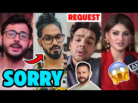 Carryminati AGAIN Said SORRY   😱🤯| Urvashi Rautela Saif Ali Khan, Ashish Chanchlani,UK07 Rider