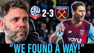 Mike’s Fan Cam: West Ham Are Learning How To WIN Ugly! | Bolton 2-3 West Ham