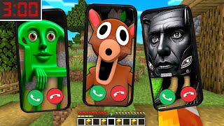 NIGDY NIE ODBIERAJ TELEFONU OD JELENIA z 99 NOCY, BRAINROT w Minecraft!