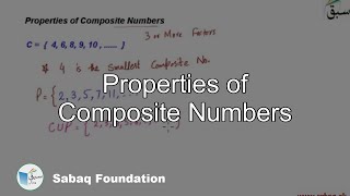 Properties of Composite Numbers