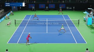 Victoria Azarenka/Donna Vekić vs Justine Henin/Ash Barty | Tennis World Tour 2 PS5 Gameplay