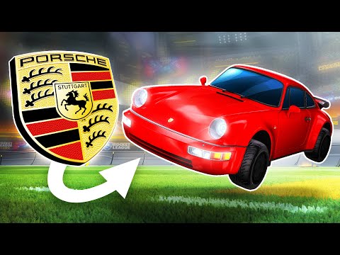 *NEW* PORSCHE  FREESTYLING IN ROCKET LEAGUE