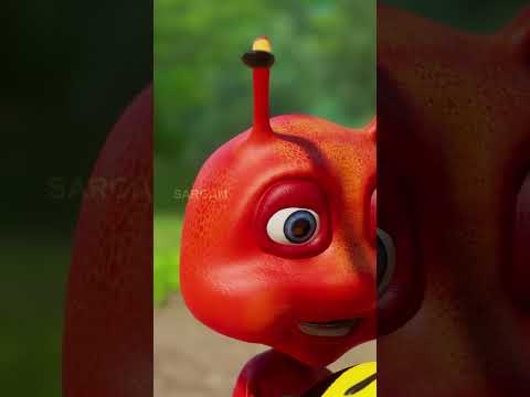 ഉറുമ്പും തേനീച്ചപട്ടാളവും | Part 02 | Kids Cartoon Story | Urumbum Theneechapattalavum #ytshorts