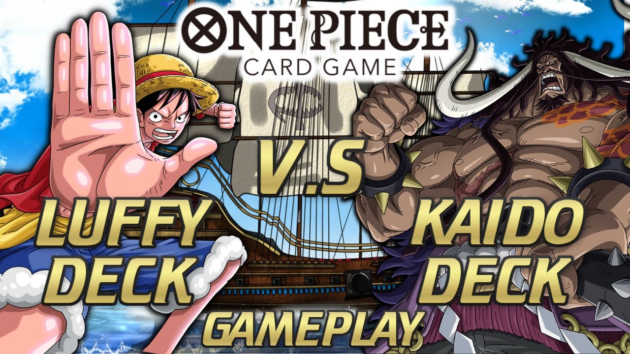 BEST LUFFY VS KAIDO BATTLE! : One Piece Card Game