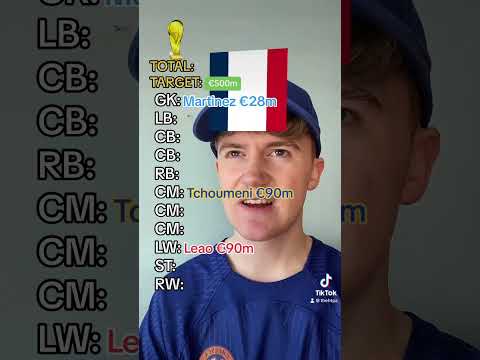Building A World Cup Team Worth Over €500 Million #short #shorts #shortvideo