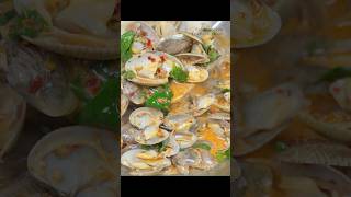 หอยลายผัดพริกเผา ทำแบบนี้ไม่มีดินกวนใจ l กินได้อร่อยด้วย