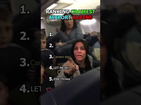 Ranking Craziest AIRPORT KARENS😂