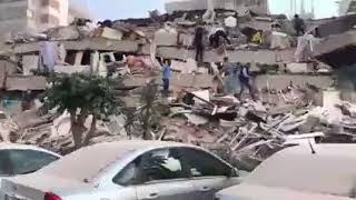 زلزله 6.6 ریشتری ترکیه با خاک یکسان شد