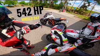 Motovlog #73 -  542 Koní v Jednom Videu | Duke 1290, R1, Tuono V4 | Málo Mluvení, Hodně Ježdění | 4K