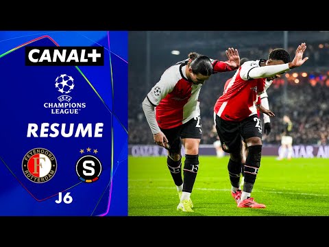 Résumé Feyenoord / Sparta Prague  - Champions League 2024-2025 (J6)