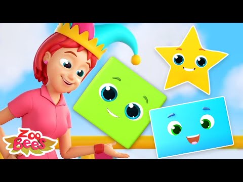 The Shapes Song, Learning Videos And Nursery Rhymes for Kids