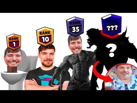 WHAT IF MrBeast RANK UP EVERY DAY #mrbeast