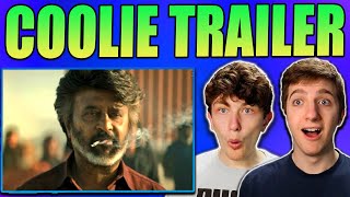 Coolie - Official Trailer REACTION!! | Superstar Rajinikanth