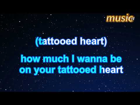 Tattooed Heart – Ariana GrandeKTV 伴奏 no vocal 無人聲 music 純音樂 karaoke 卡拉OK 伴唱