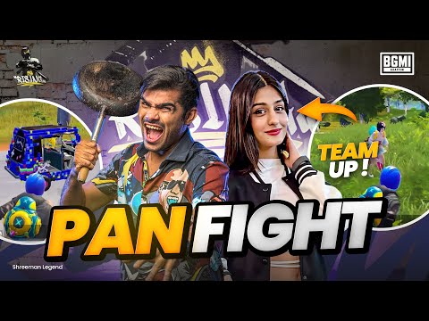 Funny Pan Fight Or Rickshaw Safari | BGMI Rising