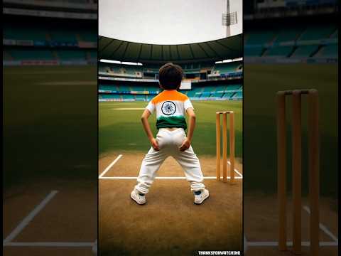 🇮🇳Chota virat vs 🇵🇰Mini babar The long six challenge🙀#aivideo #indiavspakistan #viratkohli #farmerai