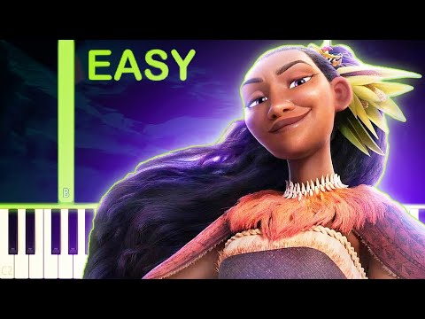 Get Lost | MOANA 2 - EASY Piano Tutorial