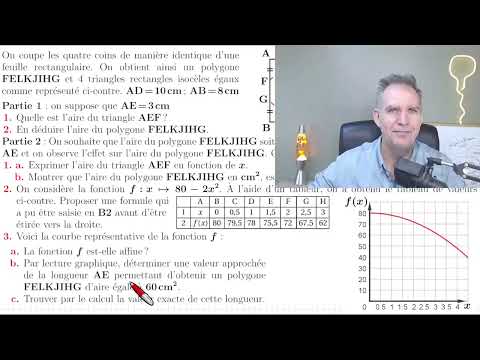 Corrigé brevet mathématiques 2023 Amérique du sud ♦ fonction ♦ Graphique & Calcul ♦Tableur Équation♕