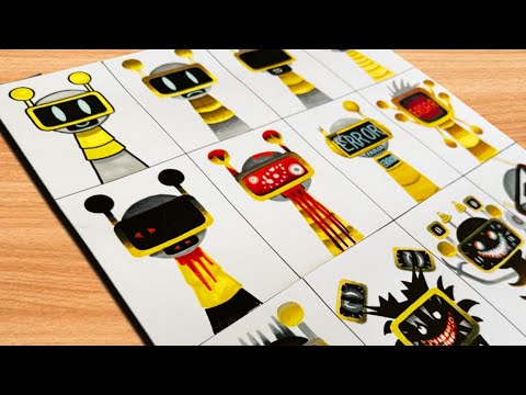 Dibujo de [ Fun Bot ]  Incredibox Sprunki: Fase 1 a fase 12