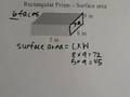 Surface Area of Rectangular Prisms