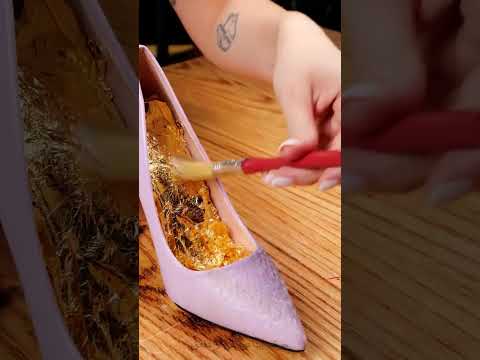 تجديد حذاء كعب عالي وتصليح حذاء رياضي #shorts