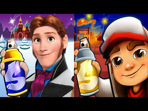 Subway Surfers Luoyang 2025 Year of the Snake DRAGON vs Prince Hans Frozen Subway Ice Queen Game HD