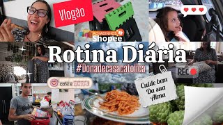 🌟 MINHA SEMANA: SUPERMERCADO, FEIJOADA, BANQUINHO SHOPEE E ROTINA DE UMA DONA DE CASA CATÓLICA 🛒🍲🛍️ 