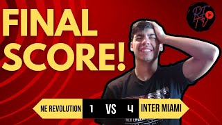 Messi Just Too Much? New England Revolution 1-4 Inter Miami! Reaction