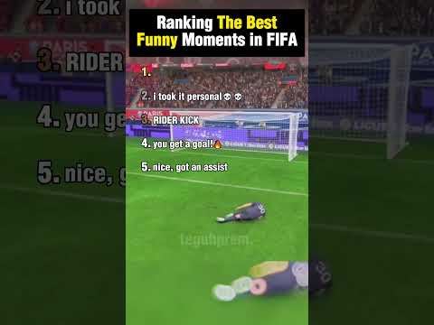 Ranking The Best FIFA Funny Moments #fifa #eagames #football #shorts