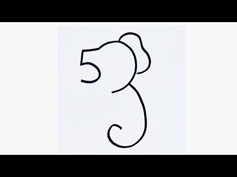 how to draw lion face sketch with Number 56 -how to draw lion face step by step- lion face easy way