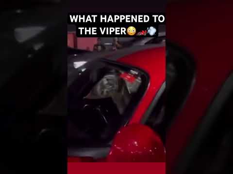 WHAT HAPPENED TO THE VIPER๐ณ๐๏ธ๐จ #hellcat #mustang #viper #srt #mopar #dodge