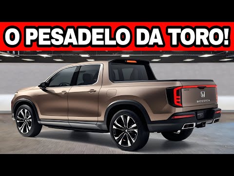 🚨 NOVA MINI PICAPE DA HONDA VAI DESTRUIR FIAT TORO E TAROK!