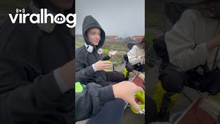 Earthquake Interrupts Picnic in Kamchatka, Russia || ViralHog