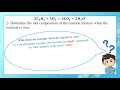 Limiting and Excess Reactants in Reactions