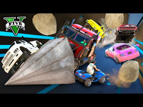 GTA V Online: O VAI E VEM no BECO APERTADO com PEDRAS!! 🗿