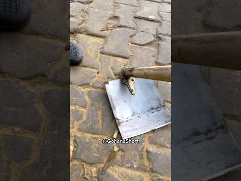 Lohe wali blade ki kassi Mai handle fitting Kar te hue TopIron kassi๐ฑ#youtube #ytshorts #shortfeed