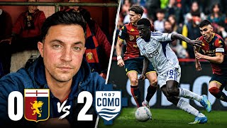 GENOA-COMO 0-2 GOL REACTION DALLO STADIO!! SFORTUNATI E DISATTENTI
