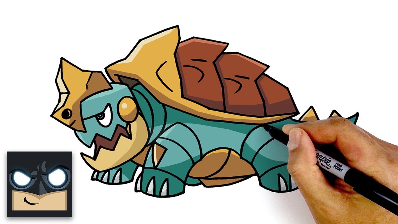 How To Draw Drednaw - Pokemon Sword and Shield